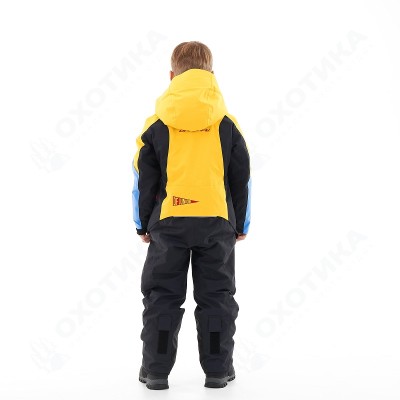 Зимний утепленный комбинезон DF Junior Gravity Yellow-Blue
