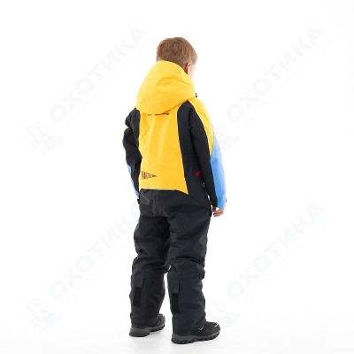 Зимний утепленный комбинезон DF Junior Gravity Yellow-Blue