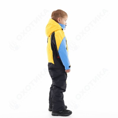 Зимний утепленный комбинезон DF Junior Gravity Yellow-Blue