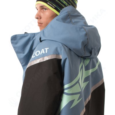 Плащ зимний Race Coat Man Smoke Blue 2023