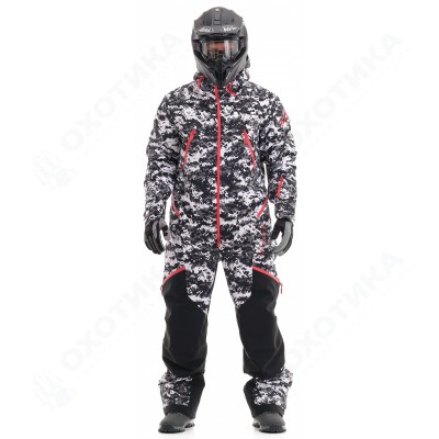 Комбинезон Extreme MAN Camo-Black. Утепленный.