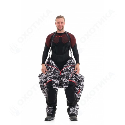 Комбинезон Extreme MAN Camo-Black. Утепленный.