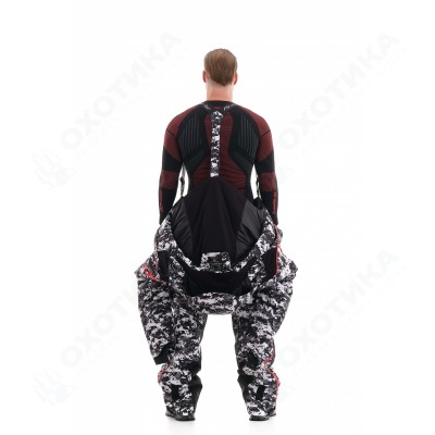Комбинезон Extreme MAN Camo-Black. Утепленный.