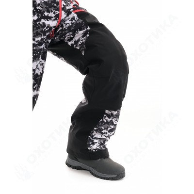 Комбинезон Extreme MAN Camo-Black. Утепленный.