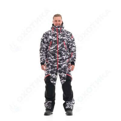 Комбинезон Extreme MAN Camo-Black. Утепленный.