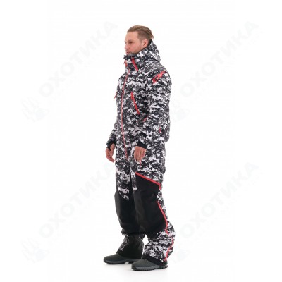 Комбинезон Extreme MAN Camo-Black. Утепленный.