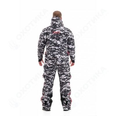 Комбинезон Extreme MAN Camo-Black. Утепленный.