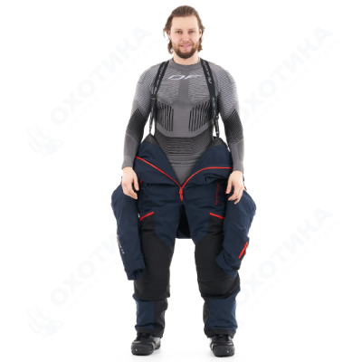 Комбинезон Extreme MAN Ink-Red. Утепленный.
