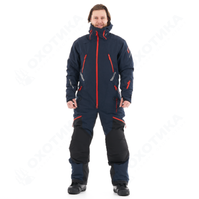Комбинезон Extreme MAN Ink-Red. Утепленный.