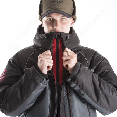 Костюм зимний "Норд Фиш" special -45 NEW черный-графитовый серый ХСН 9892