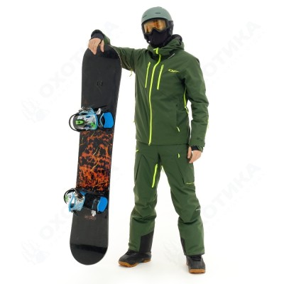 Куртка горнолыжная утепленная Gravity Premium MAN Khaki 2023