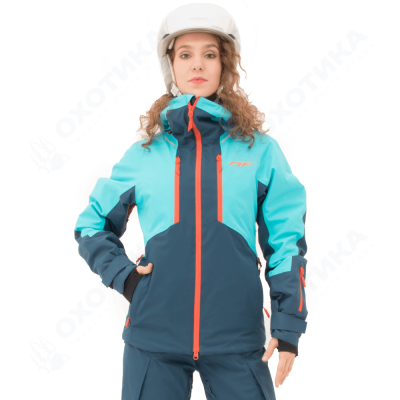 Куртка горнолыжная утепленная Gravity Premium Woman Dark Ocean-Baltic 2023