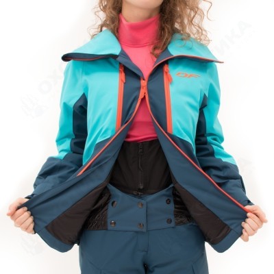 Куртка горнолыжная утепленная Gravity Premium Woman Dark Ocean-Baltic 2023