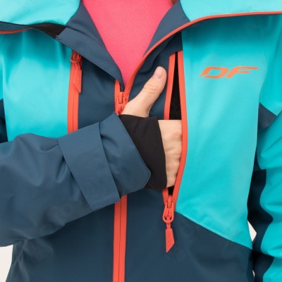 Куртка горнолыжная утепленная Gravity Premium Woman Dark Ocean-Baltic 2023