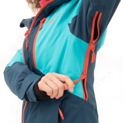 Куртка горнолыжная утепленная Gravity Premium Woman Dark Ocean-Baltic 2023