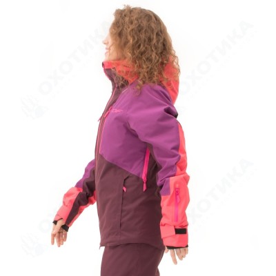 Куртка горнолыжная утепленная Gravity Premium Woman Purple-Brown 2023