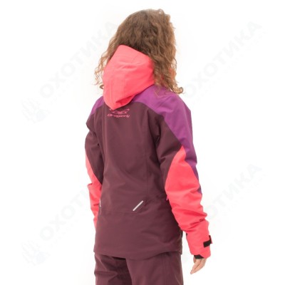 Куртка горнолыжная утепленная Gravity Premium Woman Purple-Brown 2023