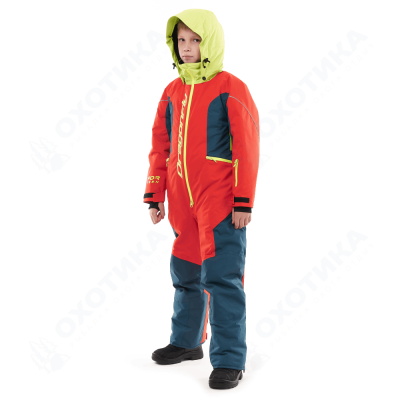 Зимний утепленный комбинезон GRAVITY for Teen Red - Dark Ocean 2024