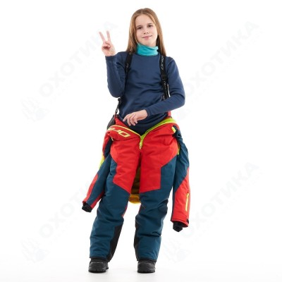 Зимний утепленный комбинезон GRAVITY for Teen Red - Dark Ocean 2024