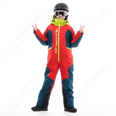 Зимний утепленный комбинезон GRAVITY for Teen Red - Dark Ocean 2024