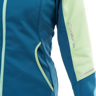 Куртка с капюшоном EXPLORER 2.0 Woman Green 2024