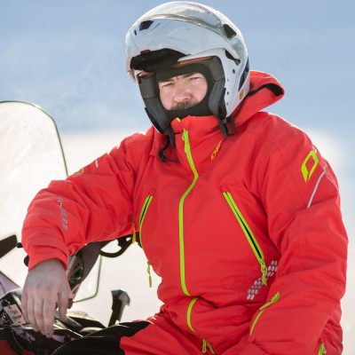 Комбинезон EXTREME 2.0 Man Red - Yellow Acid 2024 Утепленный (100)