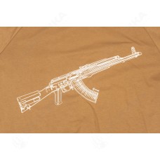 Футболка 7.62 Kalashnikov (хлопок, койот) 7TS-10CT