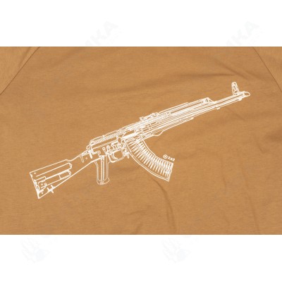 Футболка 7.62 Kalashnikov (хлопок, койот) 7TS-10CT