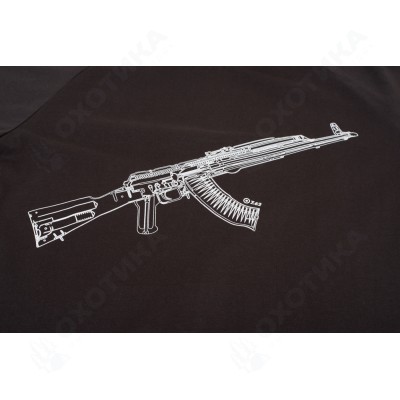 Футболка 7.62 Kalashnikov (хлопок, черный) 7TS-10BLK