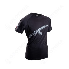 Футболка 7.62 Kalashnikov (хлопок, черный) 7TS-10BLK