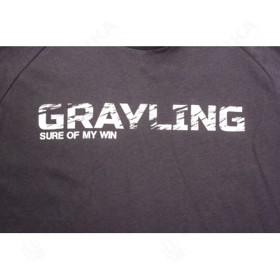 Футболка GRAYLING Sure of my win (хлопок, графит) GRTS-11GR