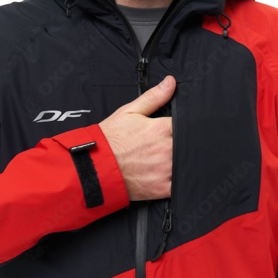 Куртка DF TEAM 2.0 Black - Red 2023
