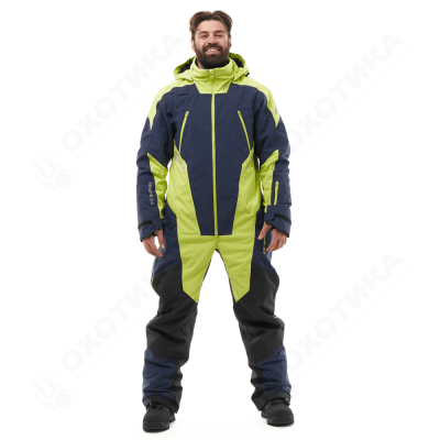 Комбинезон EXTREME 2.0 Man Dark Blue - Lime 2024 Утепленный (100)