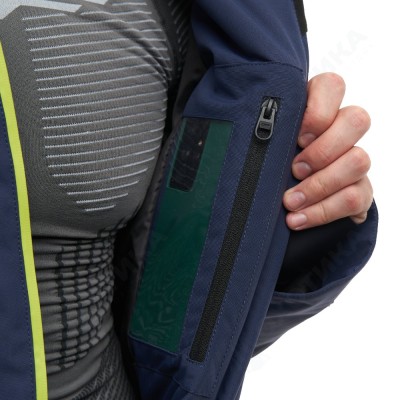 Комбинезон EXTREME 2.0 Man Dark Blue - Lime 2024 Утепленный (100)