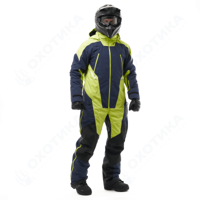 Комбинезон EXTREME 2.0 Man Dark Blue - Lime 2024 Утепленный (100)