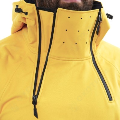 Куртка-анорак сноубордическая DF UKTUS Man Yellow - Grey