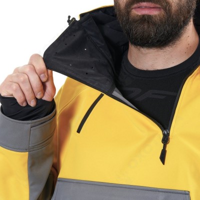 Куртка-анорак сноубордическая DF UKTUS Man Yellow - Grey