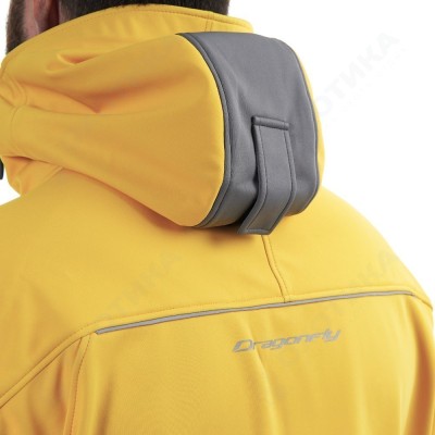Куртка-анорак сноубордическая DF UKTUS Man Yellow - Grey
