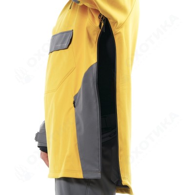 Куртка-анорак сноубордическая DF UKTUS Man Yellow - Grey