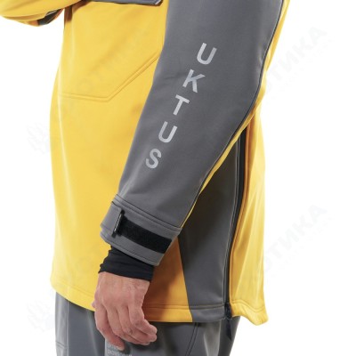 Куртка-анорак сноубордическая DF UKTUS Man Yellow - Grey