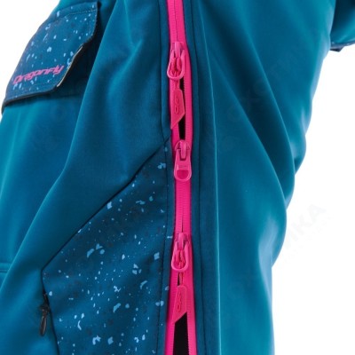 Куртка-анорак сноубордическая DF UKTUS Woman Dark Ocean - Pink