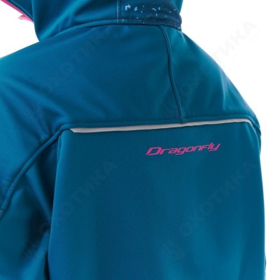 Куртка-анорак сноубордическая DF UKTUS Woman Dark Ocean - Pink