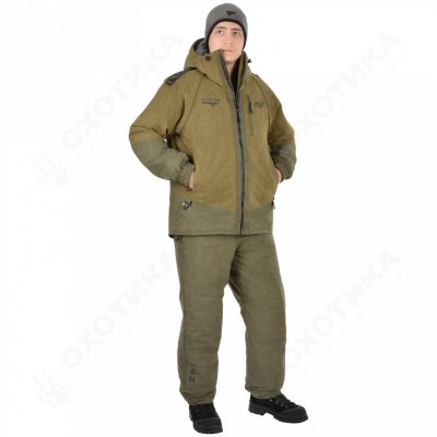 Костюм мужской зимний «Dikson I NEW (-45)» (Zamsha) (Олива)