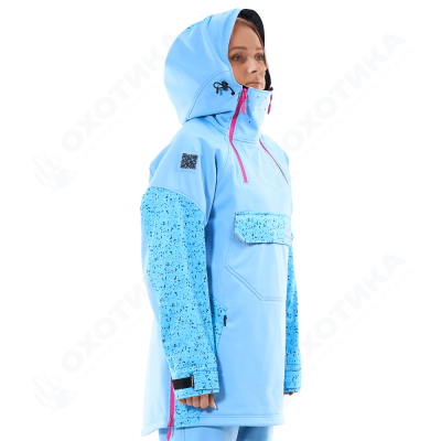 Куртка-анорак сноубордическая DF UKTUS Woman Blue - Pink