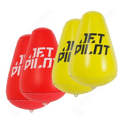 Тренировочный буй (4шт) JetPilot yellow/red, One Size