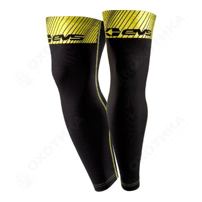 Чулки под брейсы EVS Black / Hi-Viz Yellow, Large