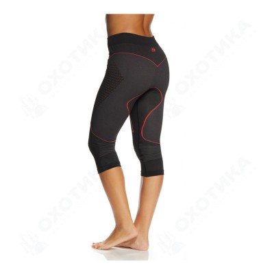 Леггинсы 3/4 SIXS PNCW CU Black/Red