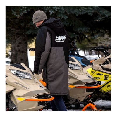 Пальто 509 R-Series с утеплителем Black Gray