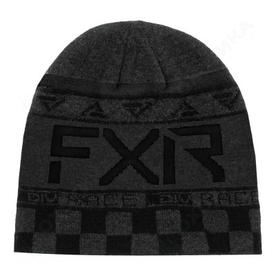 Шапка FXR Race Division Charcoalcoal Heather/Black