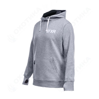 Толстовка FXR Freedom Grey Heather/White